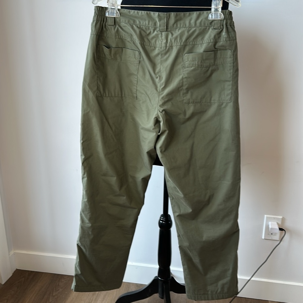 Fleece Lined Pants Hiking Pants Mountain Warehouse Olive Green Twill - Picture 5 of 11